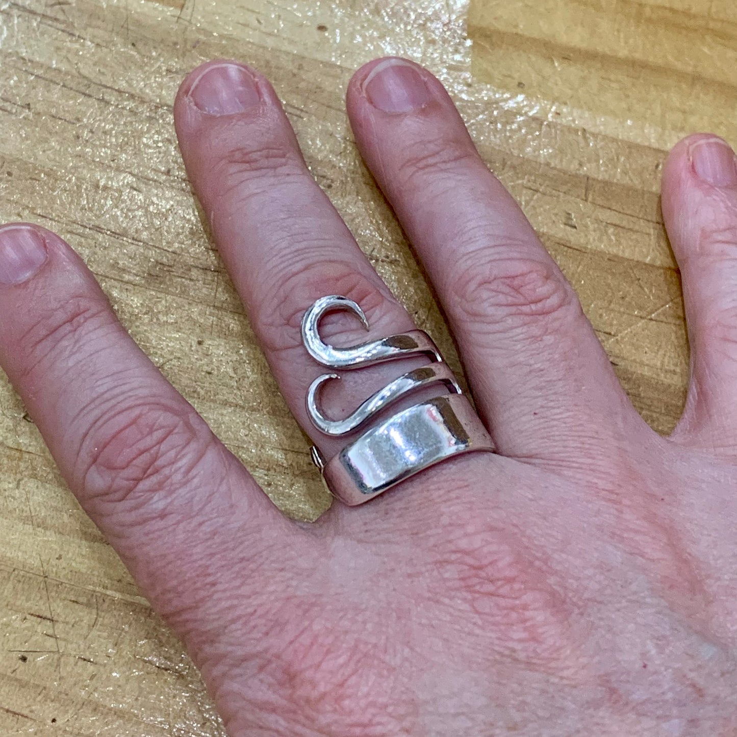 MOLLY MADE- Fork Ring #1- Curls
