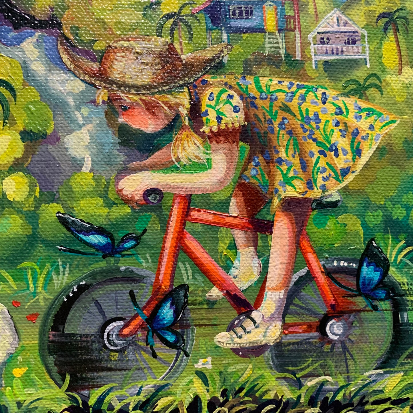 HAYLEY GILLESPIE - "The Ride" ORIGINAL OIL PAINTING