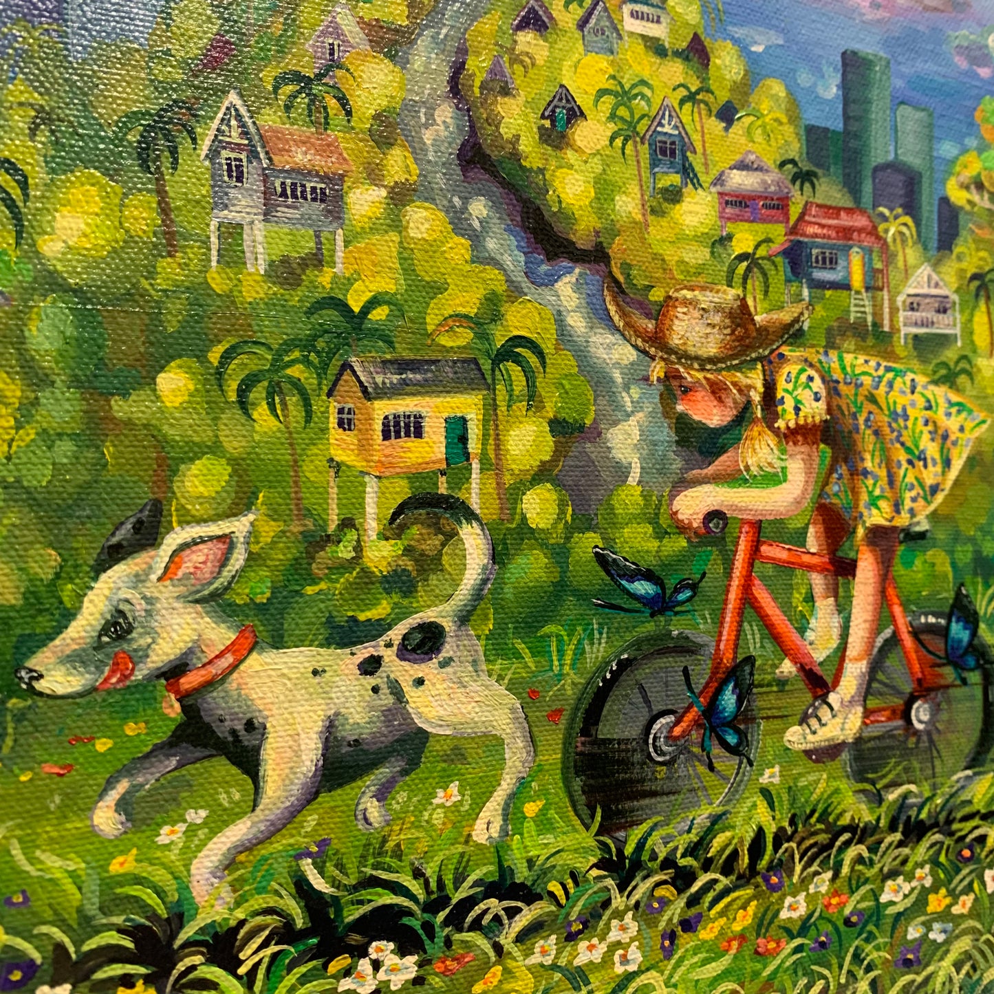 HAYLEY GILLESPIE - "The Ride" ORIGINAL OIL PAINTING