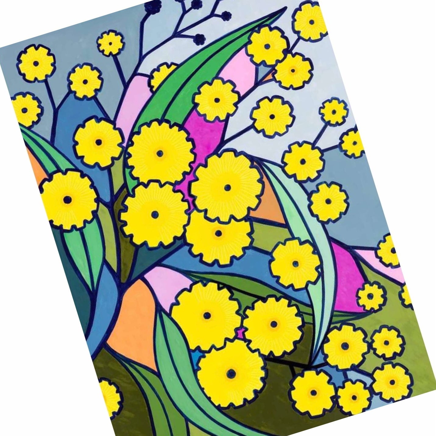 CLAIRE ISHINO- SMALL LIMITED EDITION A5 PRINTS- In Wattle Season