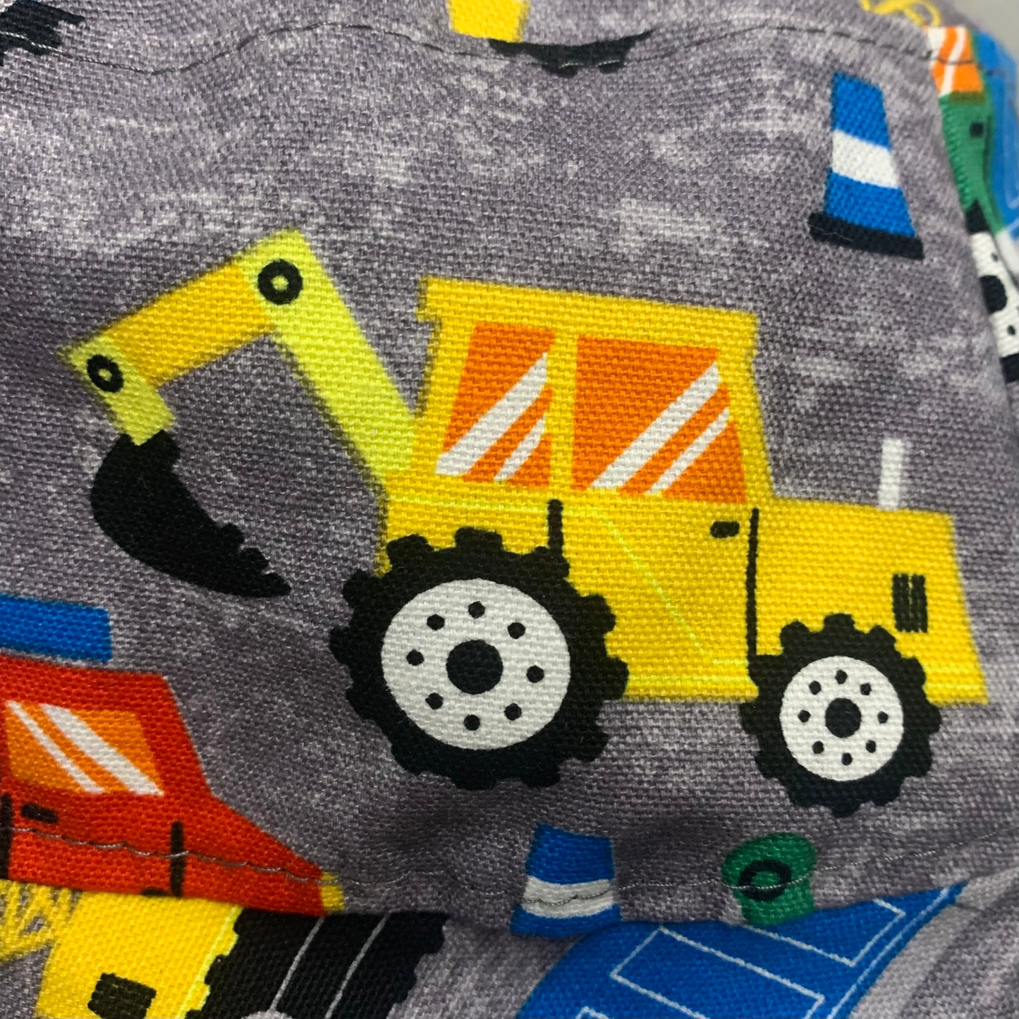 Teacups n Quilts- Trucks & Tractors Fabric Hat- Kids Size Medium
