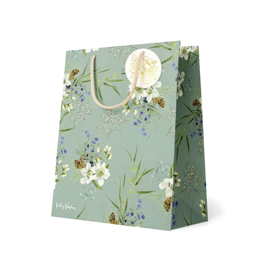 BESPOKE LETTERPRESS - "English Garden" Small Gift Bag