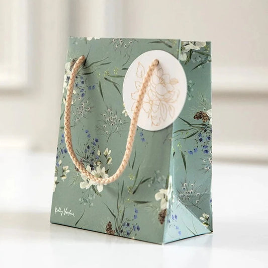 BESPOKE LETTERPRESS - "English Garden" Small Gift Bag