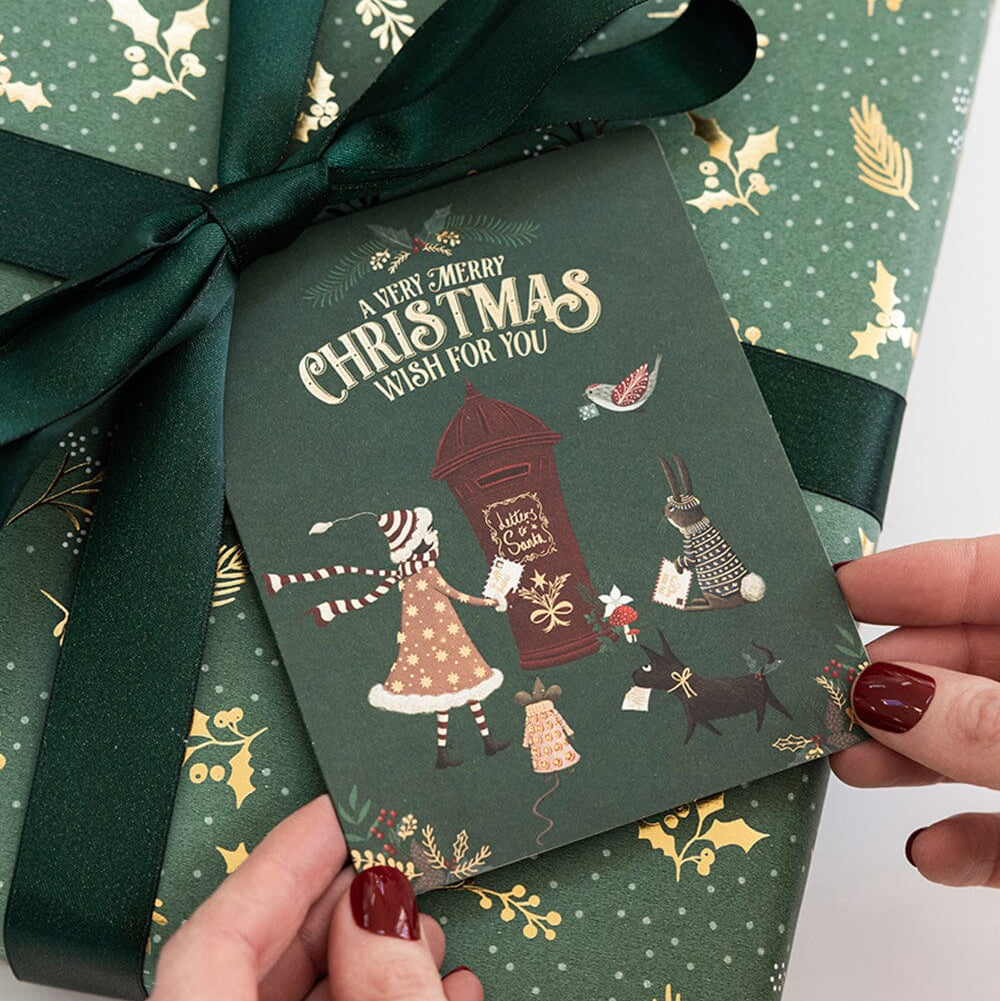 BESPOKE LETTERPRESS - 6 Pack Christmas Card Boxset - "The Christmas Village"