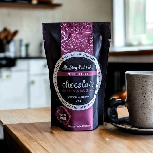 STORYBOOK CAKES - GF Chocolate Mud Cake in a Mug - GLUTEN FREE