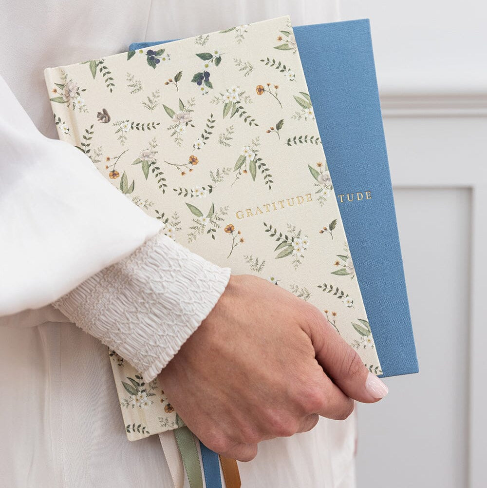 BESPOKE LETTERPRESS - Gratitude Journal - Button Fern
