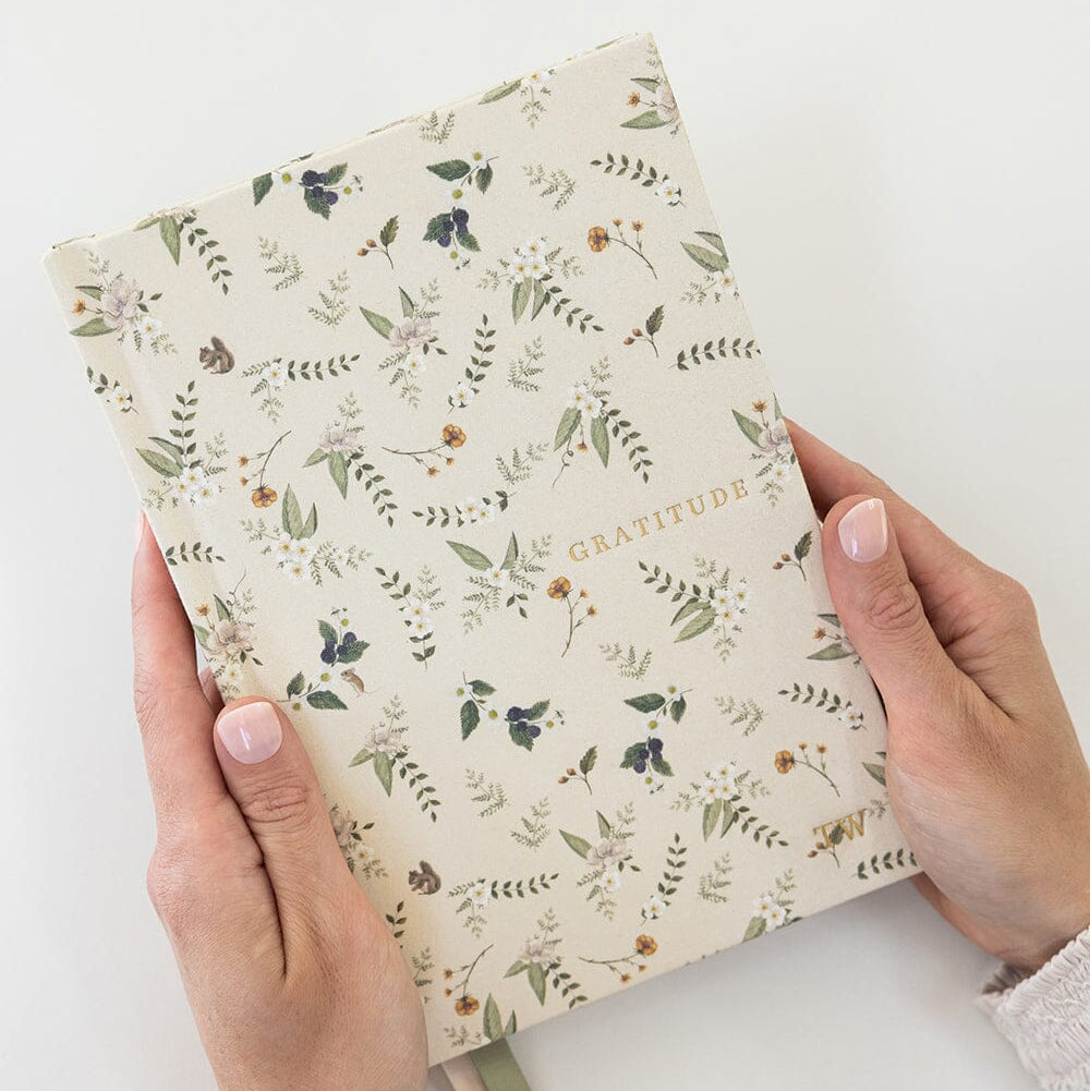 BESPOKE LETTERPRESS - Gratitude Journal - Button Fern