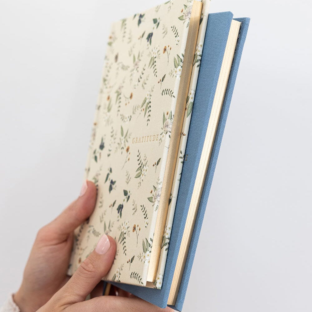 BESPOKE LETTERPRESS - Gratitude Journal - Button Fern