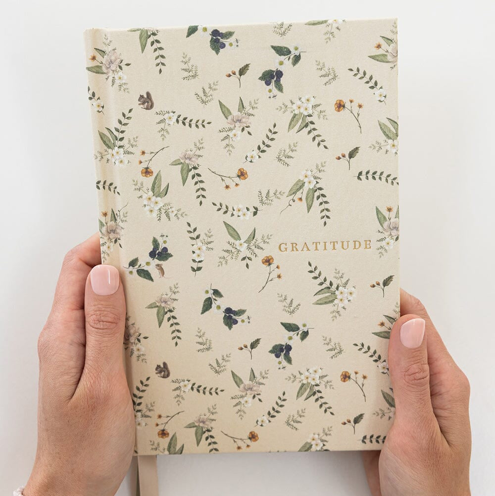 BESPOKE LETTERPRESS - Gratitude Journal - Button Fern