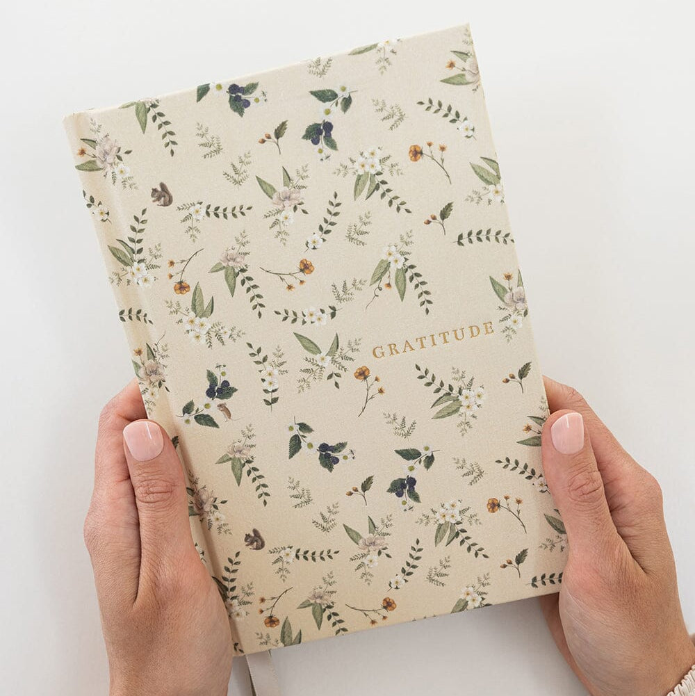BESPOKE LETTERPRESS - Gratitude Journal - Button Fern