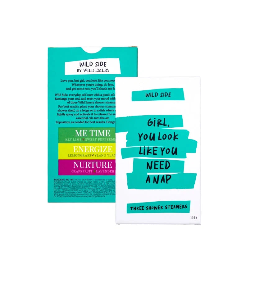 WILD EMERY - Girl, You Look Like You Need A Nap - Shower Steamer 3 Pack