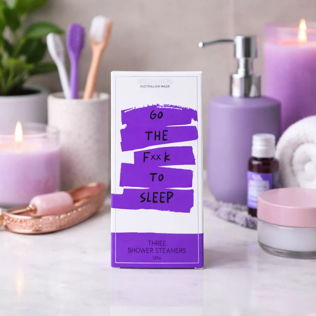 WILD EMERY - Go The F**k To Sleep - Shower Steamer 3 Pack