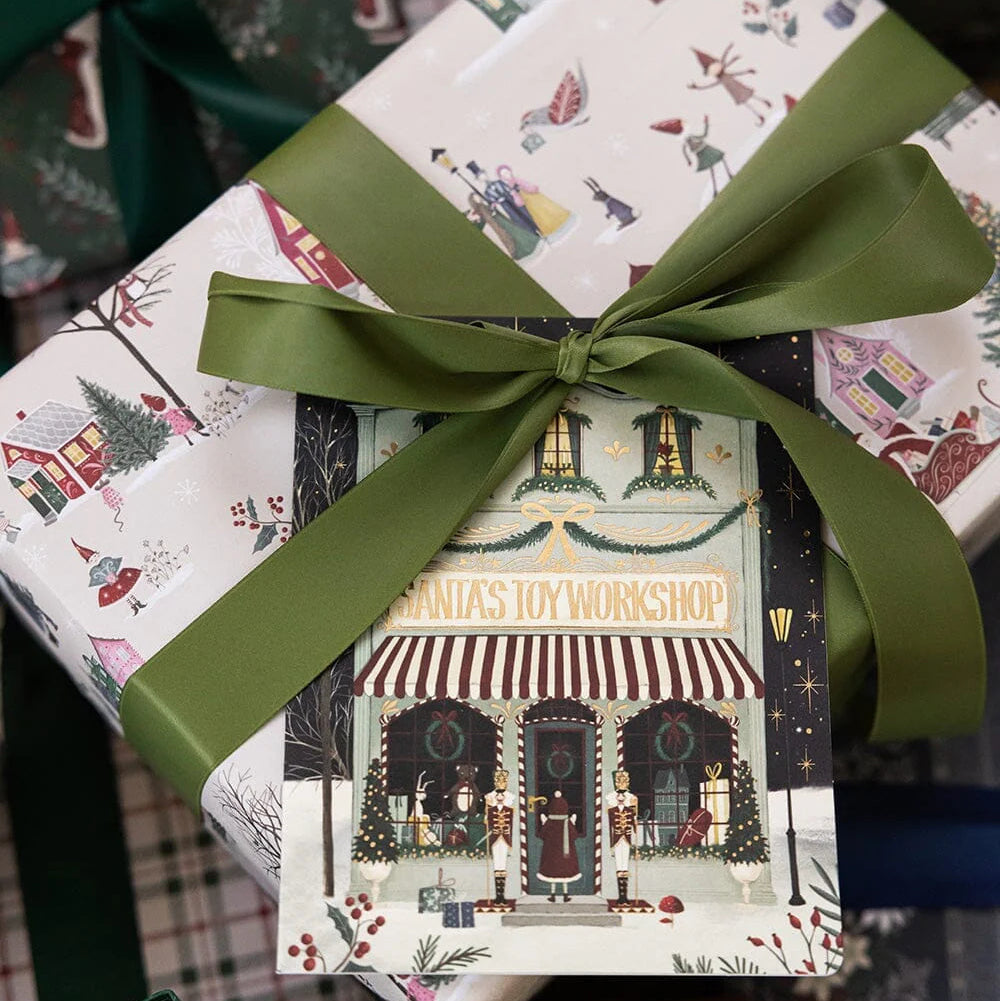 BESPOKE LETTERPRESS - Christmas Winter Wonderland / Spruce Tartan