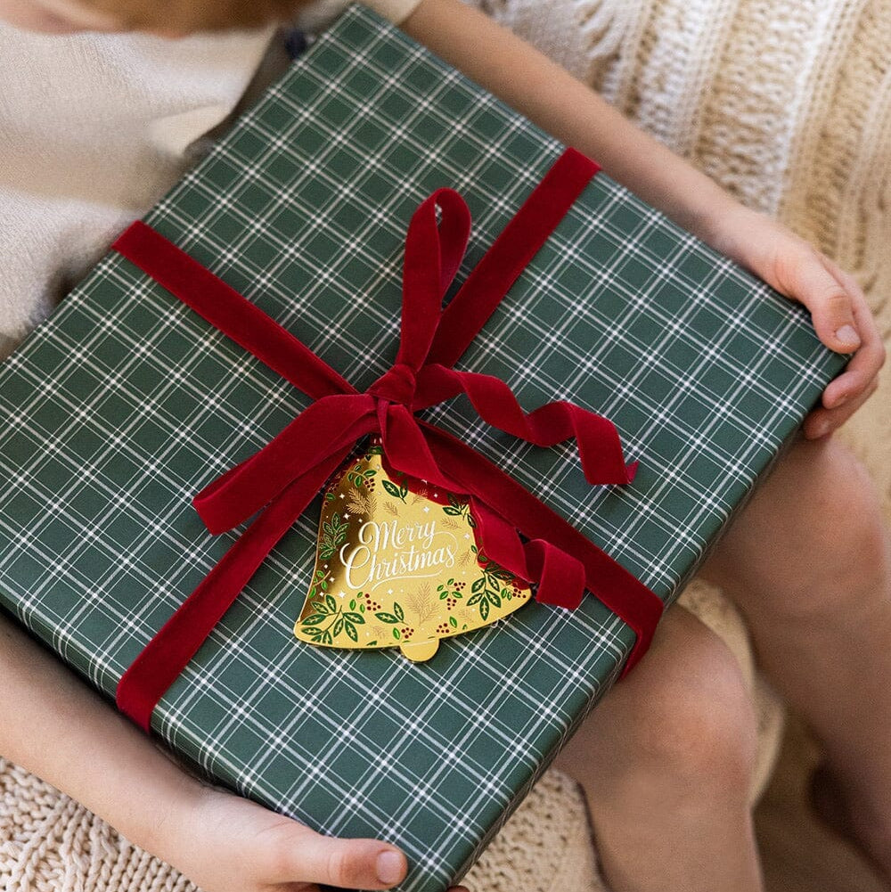BESPOKE LETTERPRESS - Christmas Winter Wonderland / Spruce Tartan