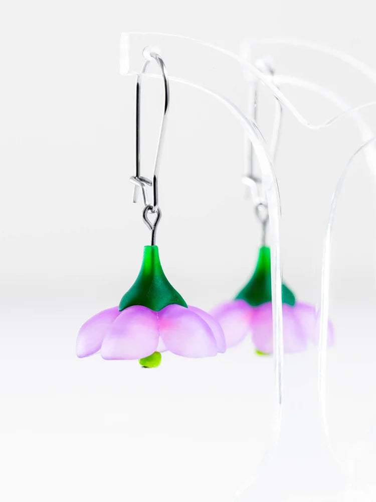 CLAIRE ISHINO- Geraldton Wax Flower Drop Earrings