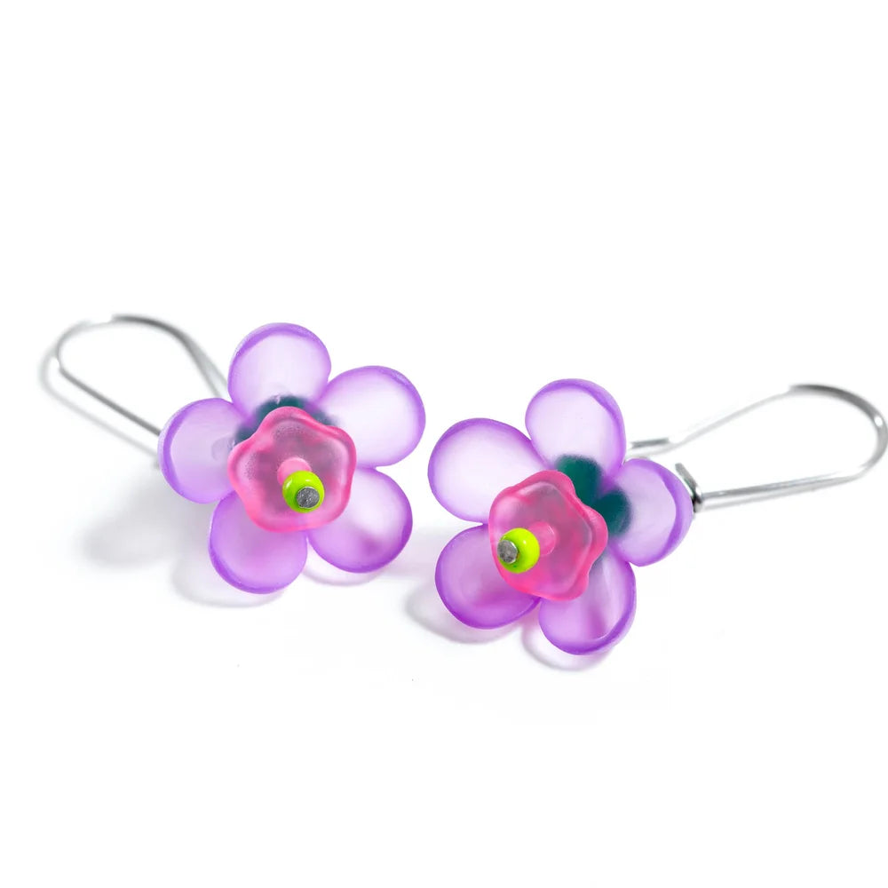 CLAIRE ISHINO- Geraldton Wax Flower Drop Earrings