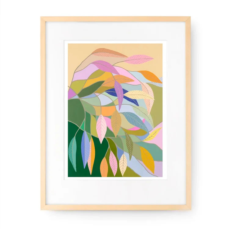 CLAIRE ISHINO- MEDIUM LIMITED EDITION A4 PRINTS- "Gum in the Garden"