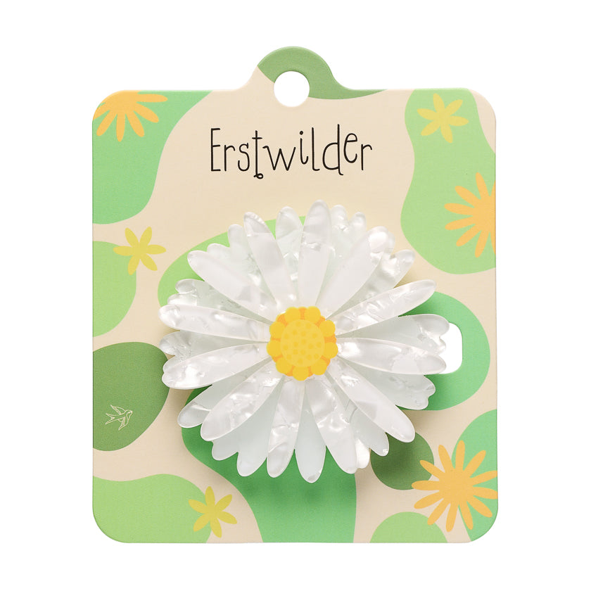 ERSTWILDER - "Cut-leaf Daisy" Large Hair Clip - ROYAL BOTANIC GARDENS VICTORIA