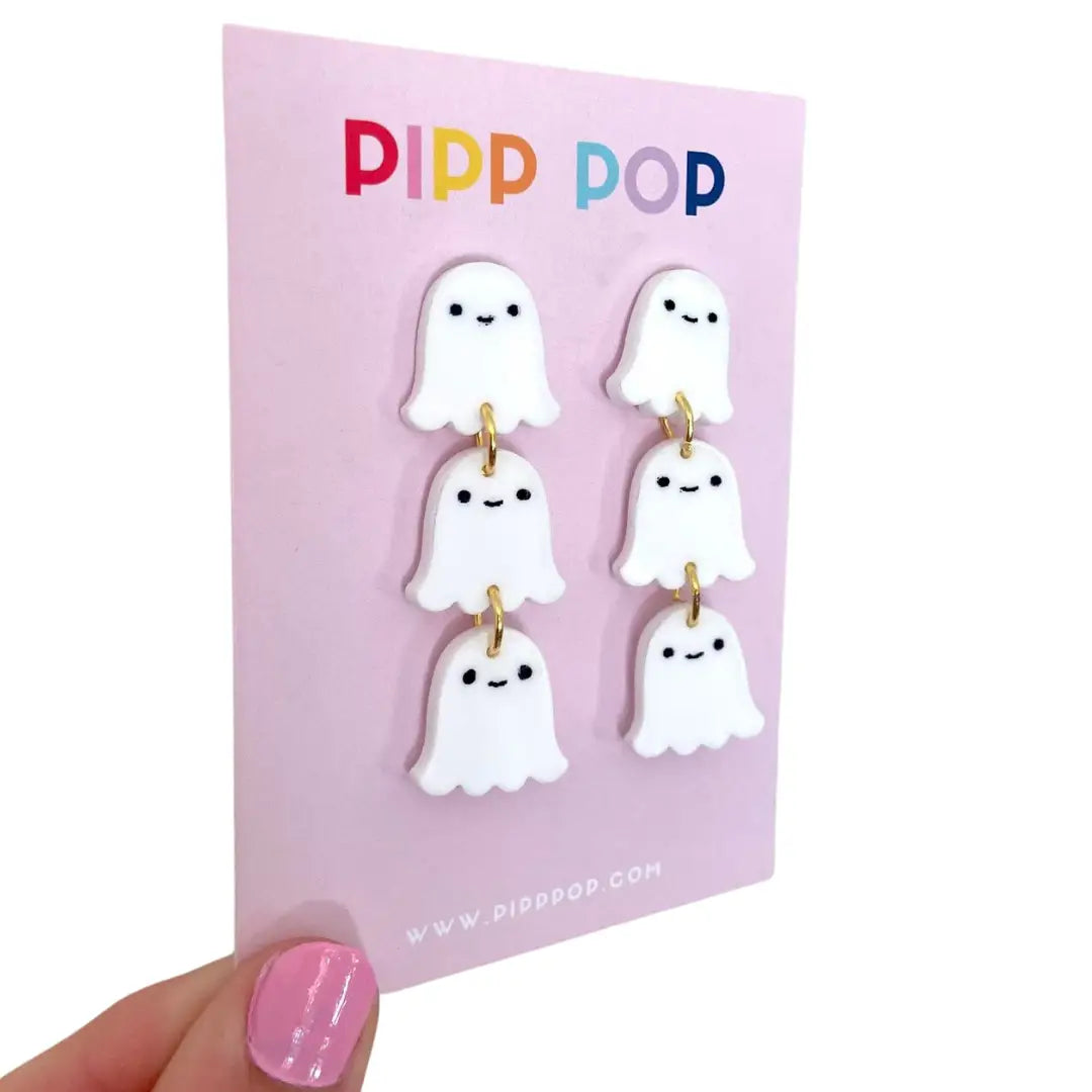 PIPP POP- Halloween Triple Ghost Dangles