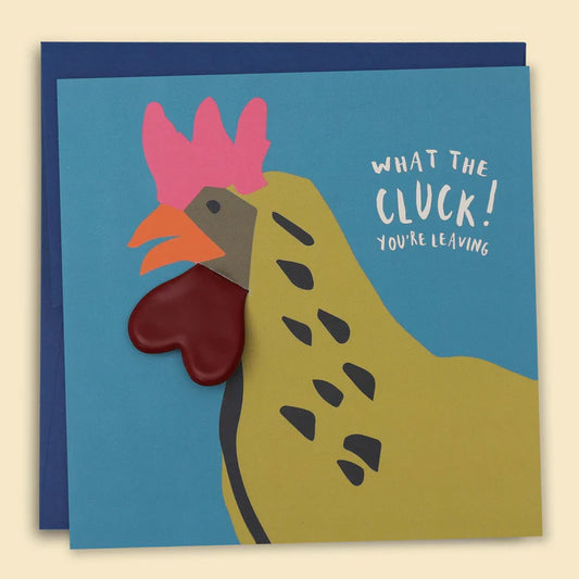 PAPERNEST - "What the Cluck You're Leaving Card" Card