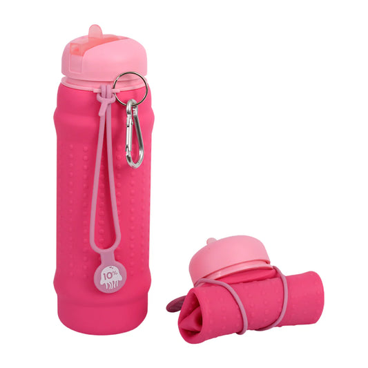 ROLLA BOTTLE - Collapsible Bottle - Hot Pink, Pink + Pink Lilac