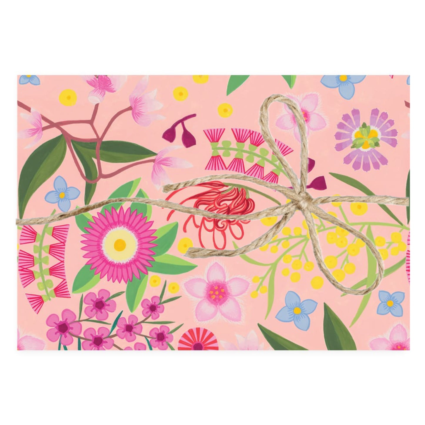 EARTH GREETINGS- Coastal Forage- Folded Gift Wrap