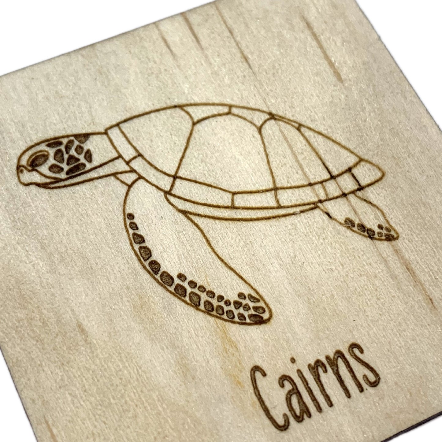 SAILFISH CREATIVE- "Turtle" Timber Magnet