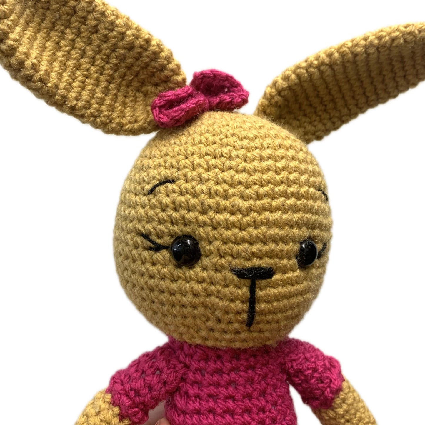 BEAKNITS - Bunny Girl in Mulberry Dress