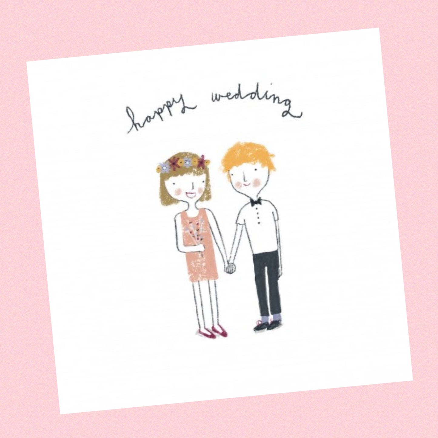 NUOVO - JESS RACKLYEFT "HAPPY WEDDING" GREETING CARD