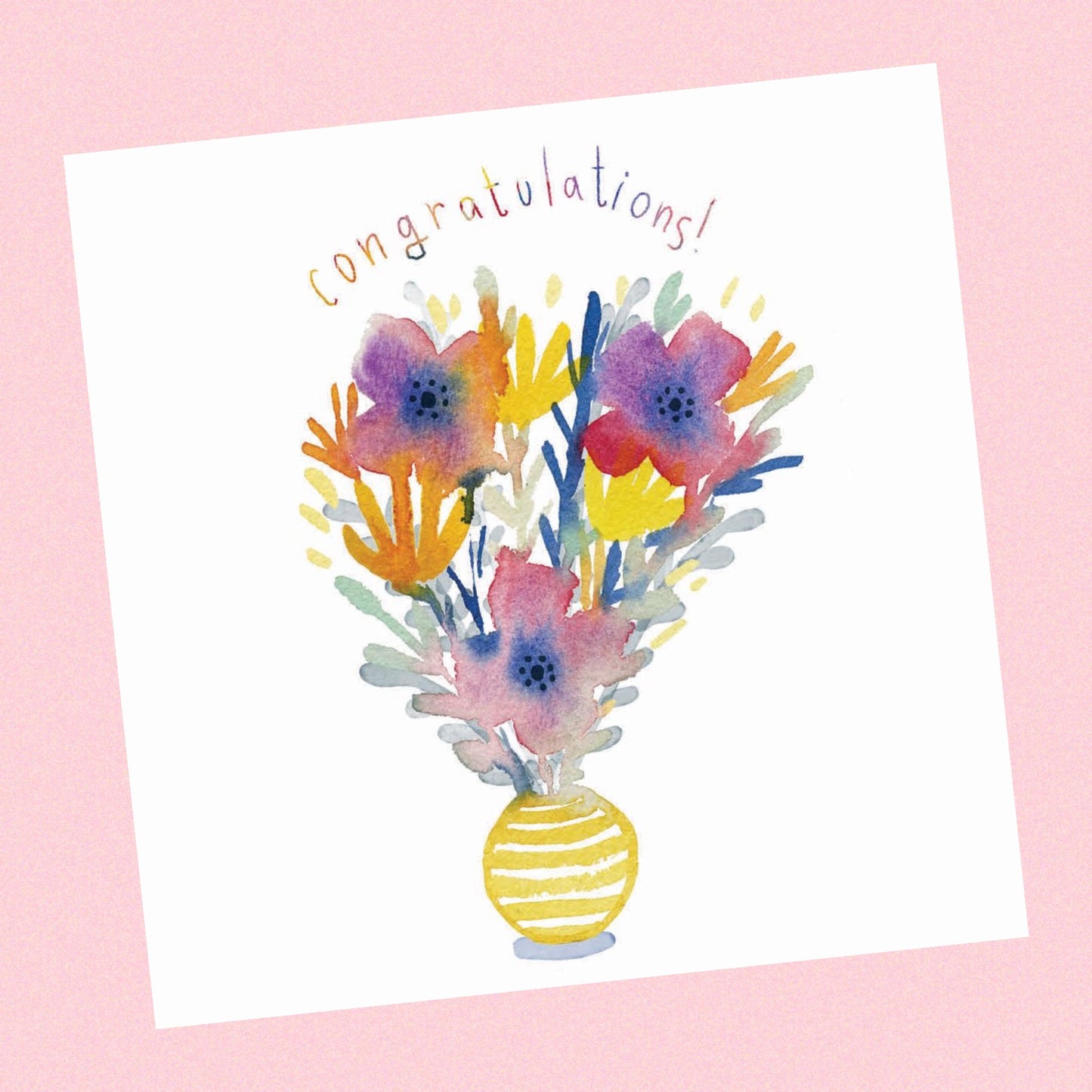 NUOVO - "CONGRATULATIONS BOUQUET" GREETING CARD