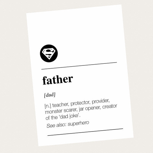 NUOVO - QUOTABLES "FATHER" GREETING CARD