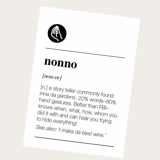 NUOVO - QUOTABLES "NONNO" GREETING CARD