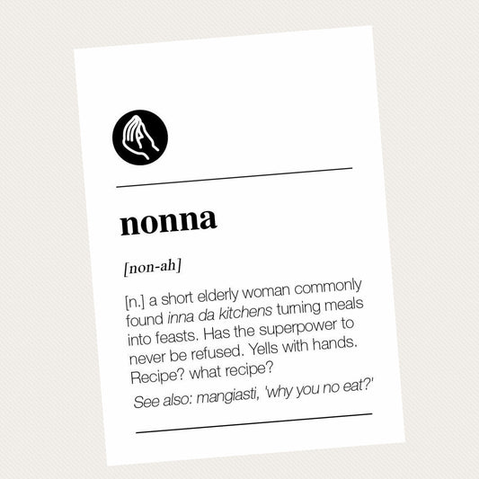 NUOVO - QUOTABLES "NONNA" GREETING CARD