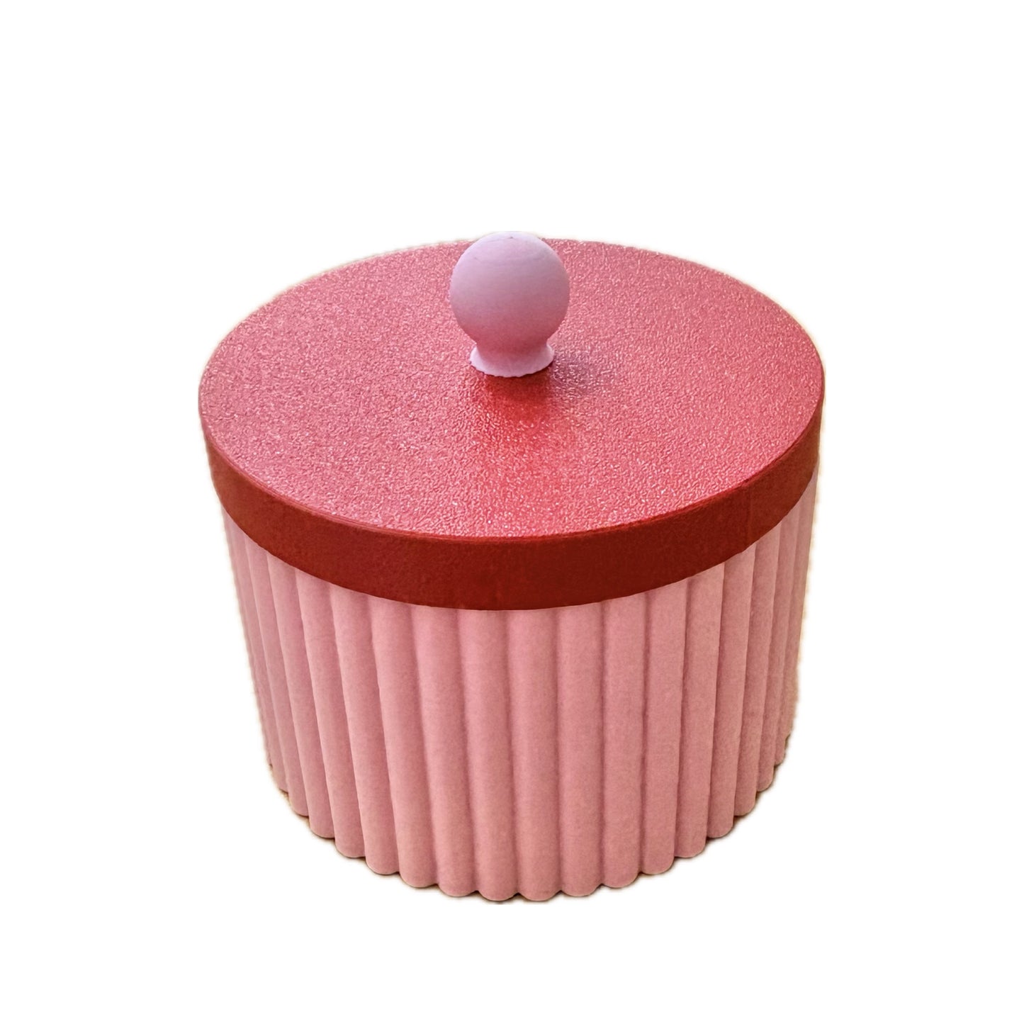 DWAYNSKI.3D - Royal Tray and Bowl Set - Pink and Red