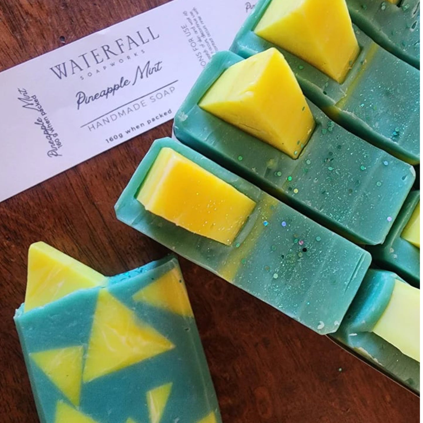 WATERFALL SOAPWORKS- Pineapple Mint Handmade Soap