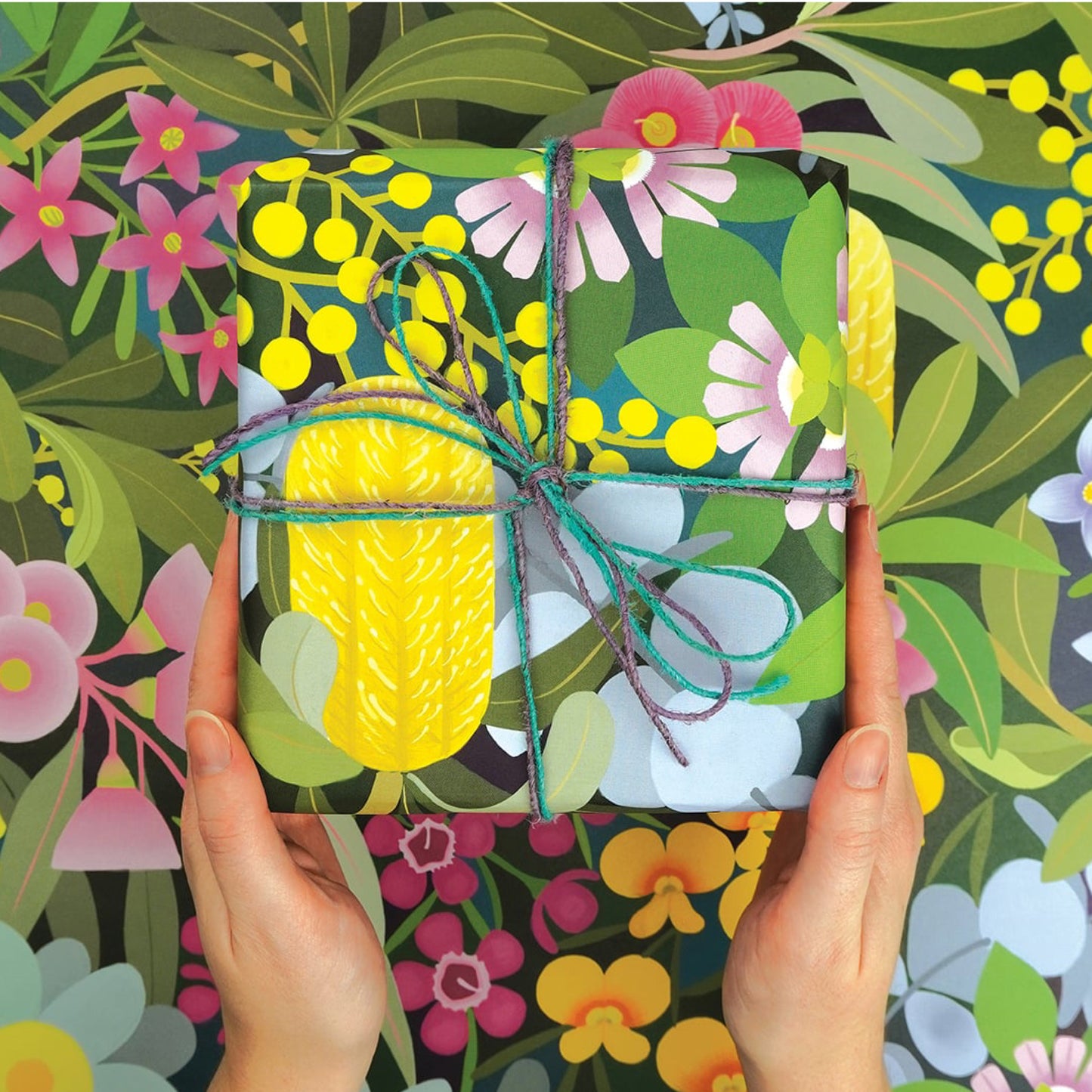 EARTH GREETINGS- Where Flowers Bloom - Folded Gift Wrap