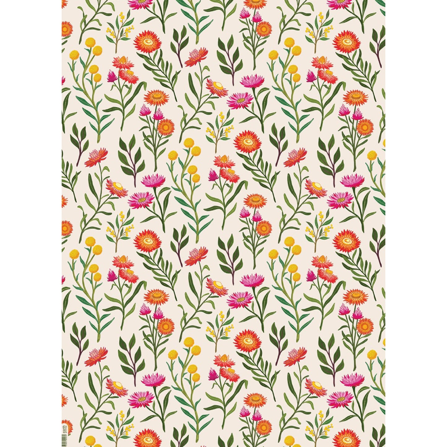 EARTH GREETINGS- Everlasting Love - Folded Gift Wrap - Negin Maddock