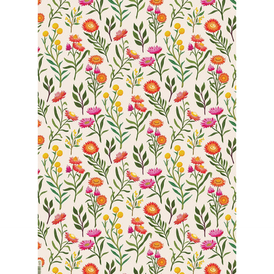 EARTH GREETINGS- Everlasting Love - Folded Gift Wrap - Negin Maddock