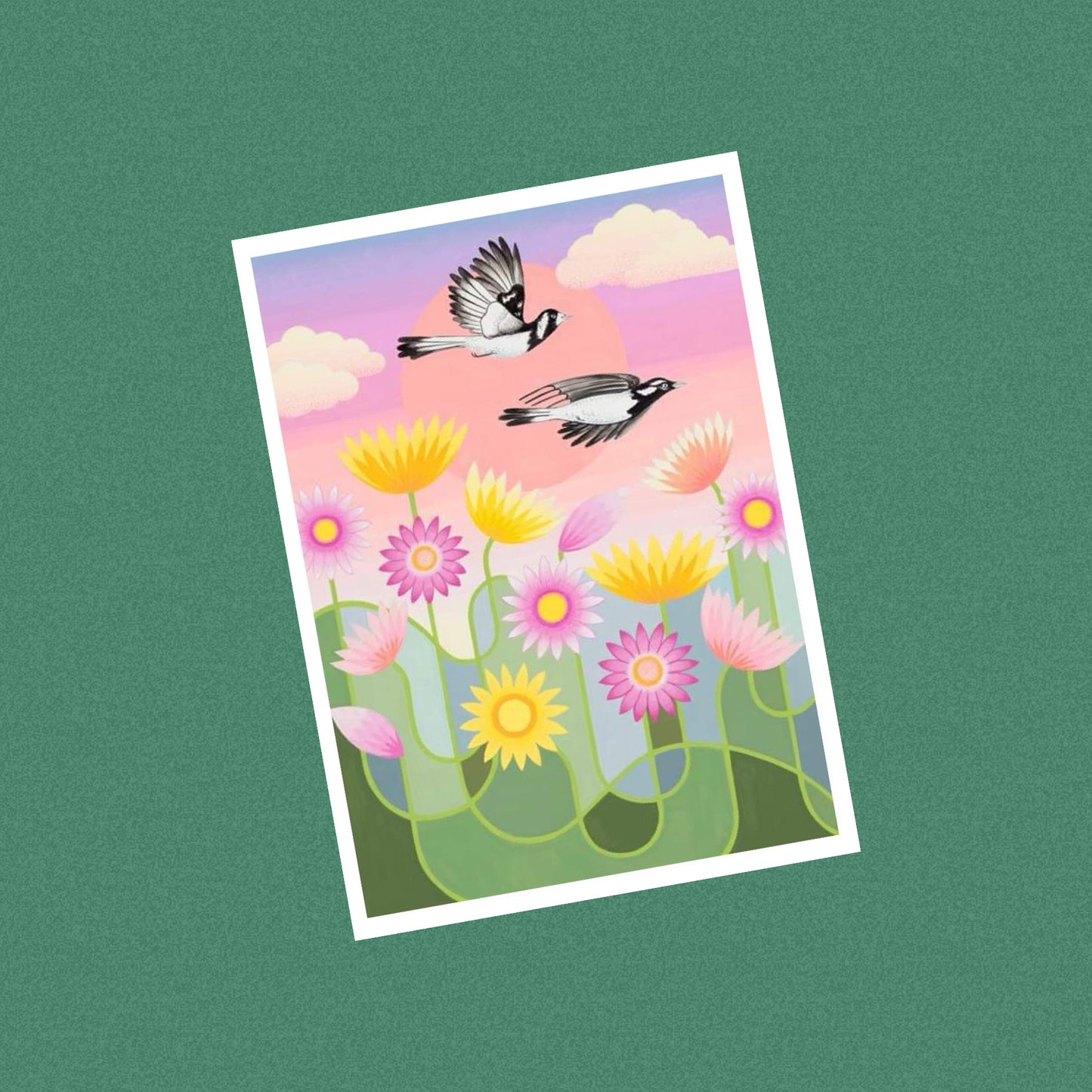 CLAIRE ISHINO- SMALL LIMITED EDITION A5 PRINTS- Wind Beneath My Wings