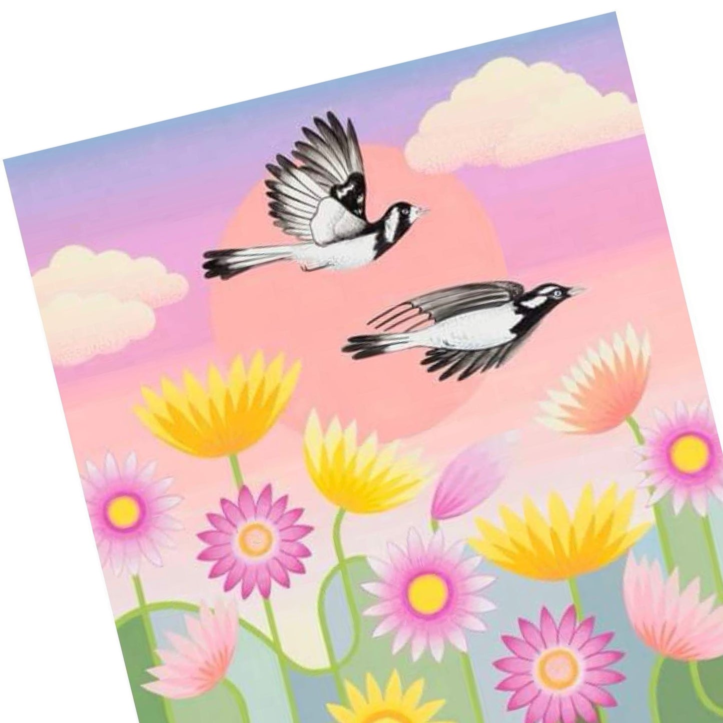 CLAIRE ISHINO- SMALL LIMITED EDITION A5 PRINTS- Wind Beneath My Wings