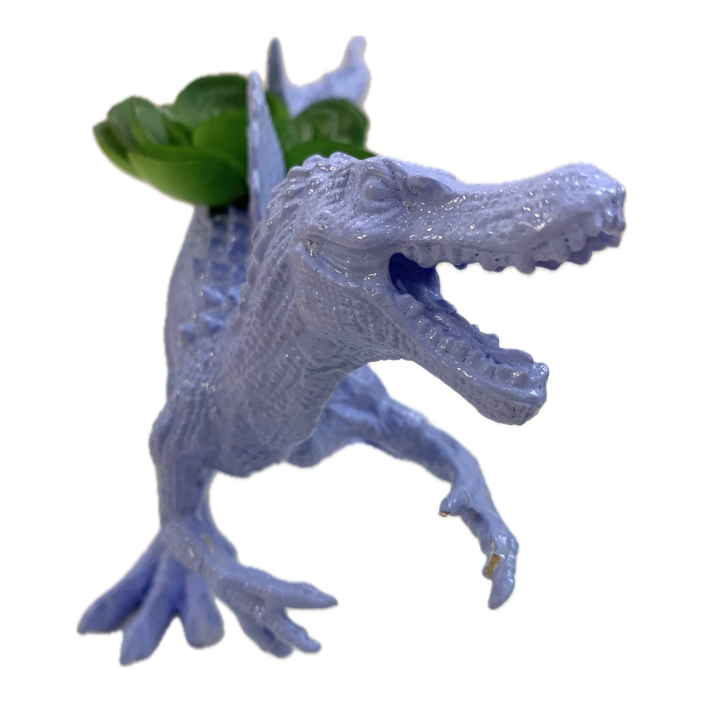 MAKIN' WHOOPEE -  Dino Planters- Lavender Spinosaurus