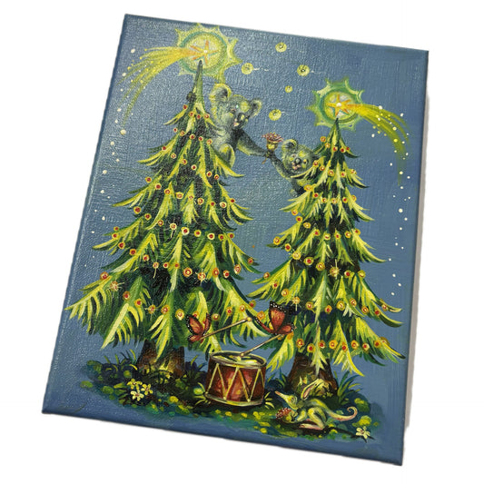 HAYLEY GILLESPIE - "THE SHARING TREE" ORIGINAL OIL PAINTING