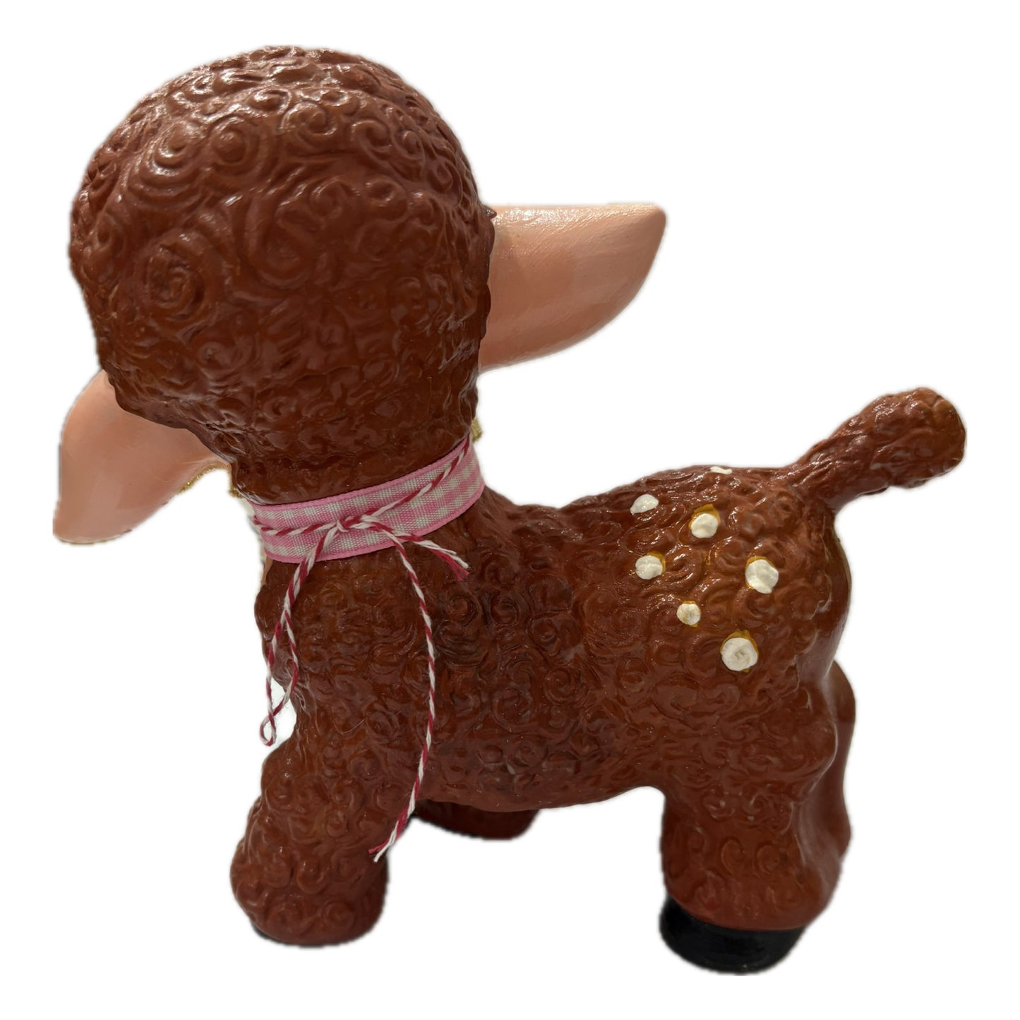 HAYLEY GILLESPIE - "Christmas Lamb" ORIGINAL HAND PAINTED ORNAMENT #4