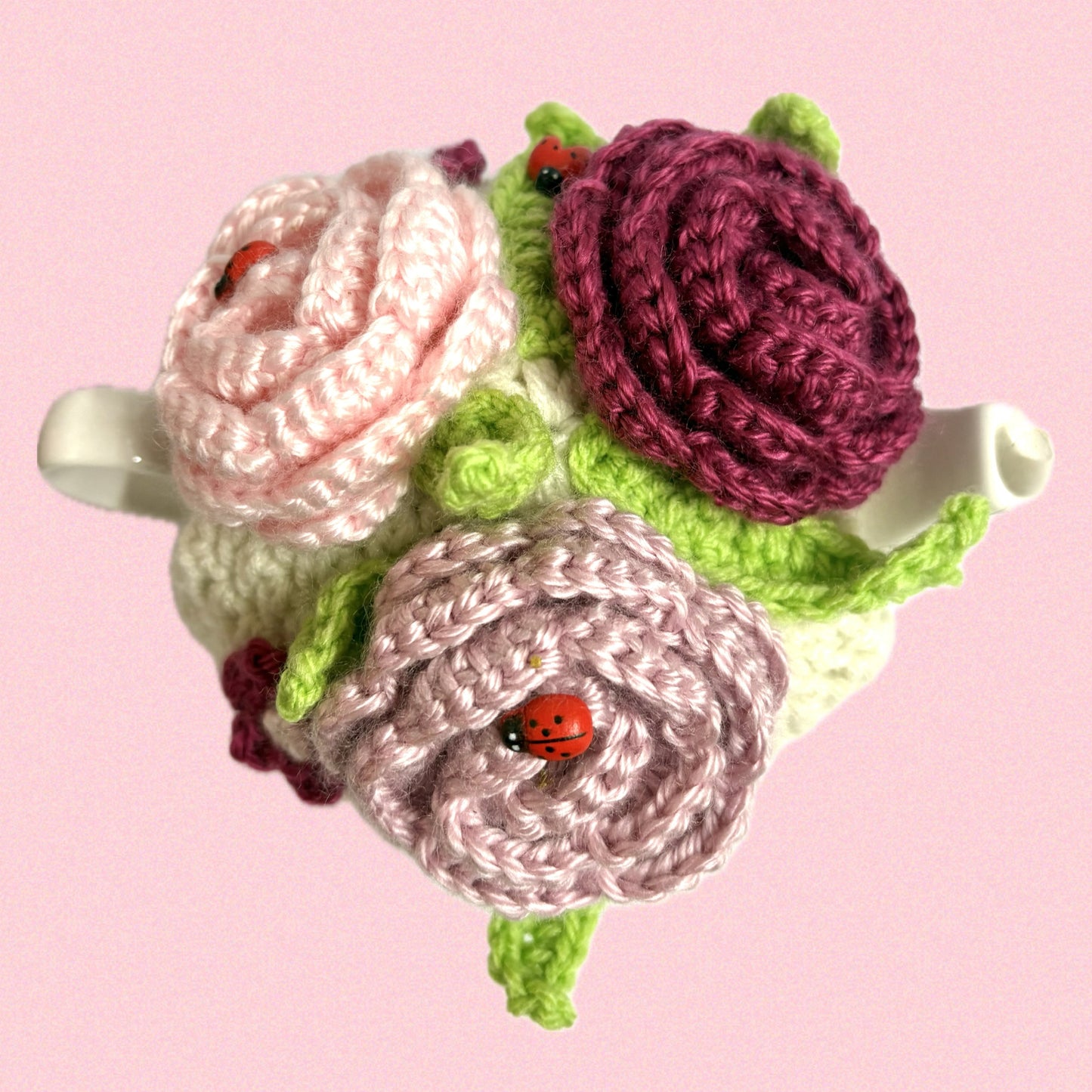 BEAKNITS- CROCHET TEA COSY - Flower Blooms