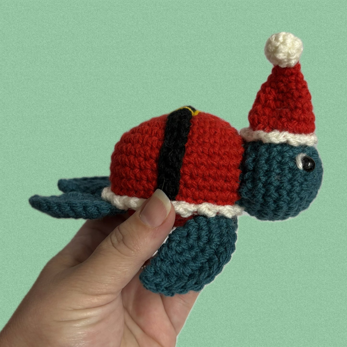 BEAKNITS- Christmas Santa Turtles