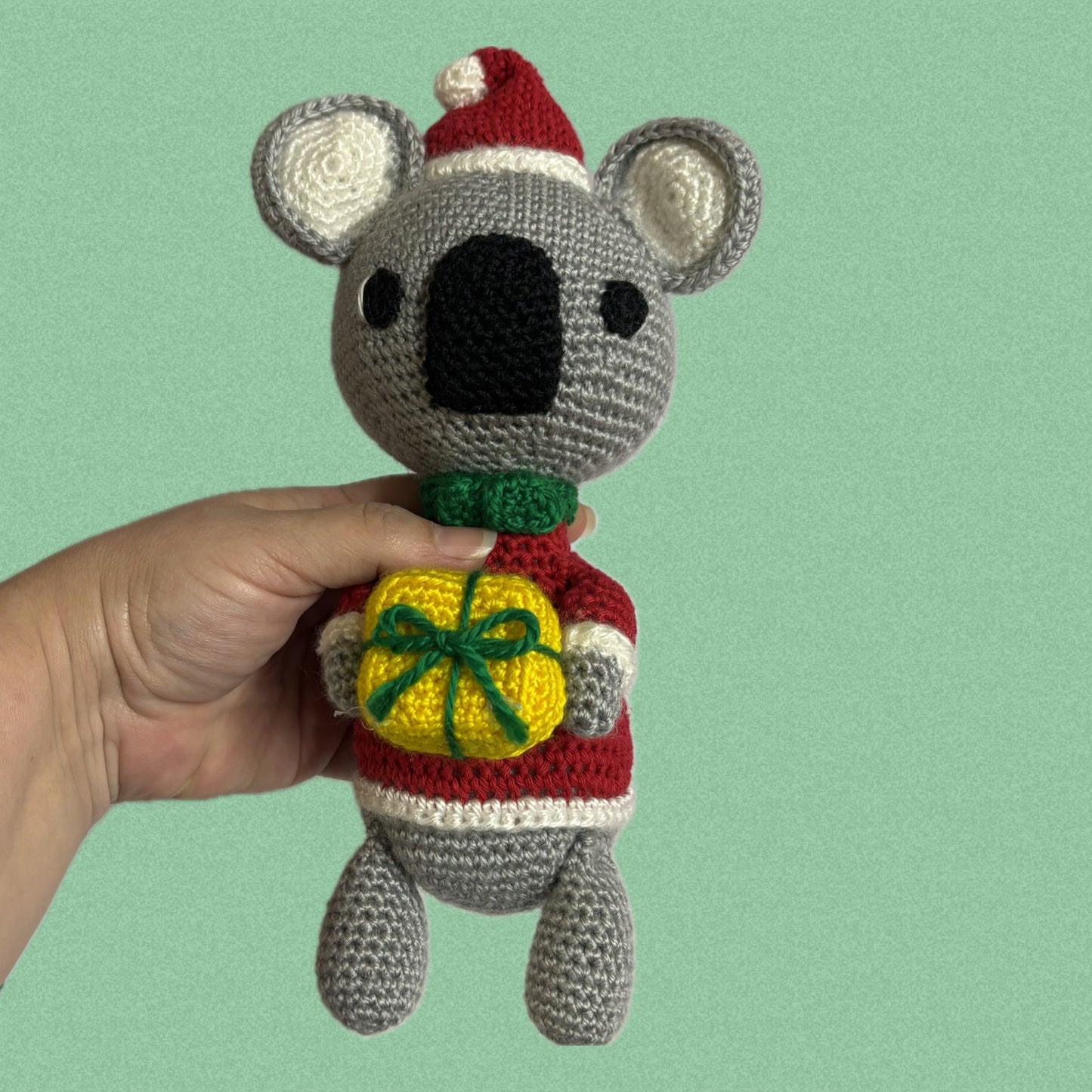 HOOKED BY JEN - Christmas Santa Koala