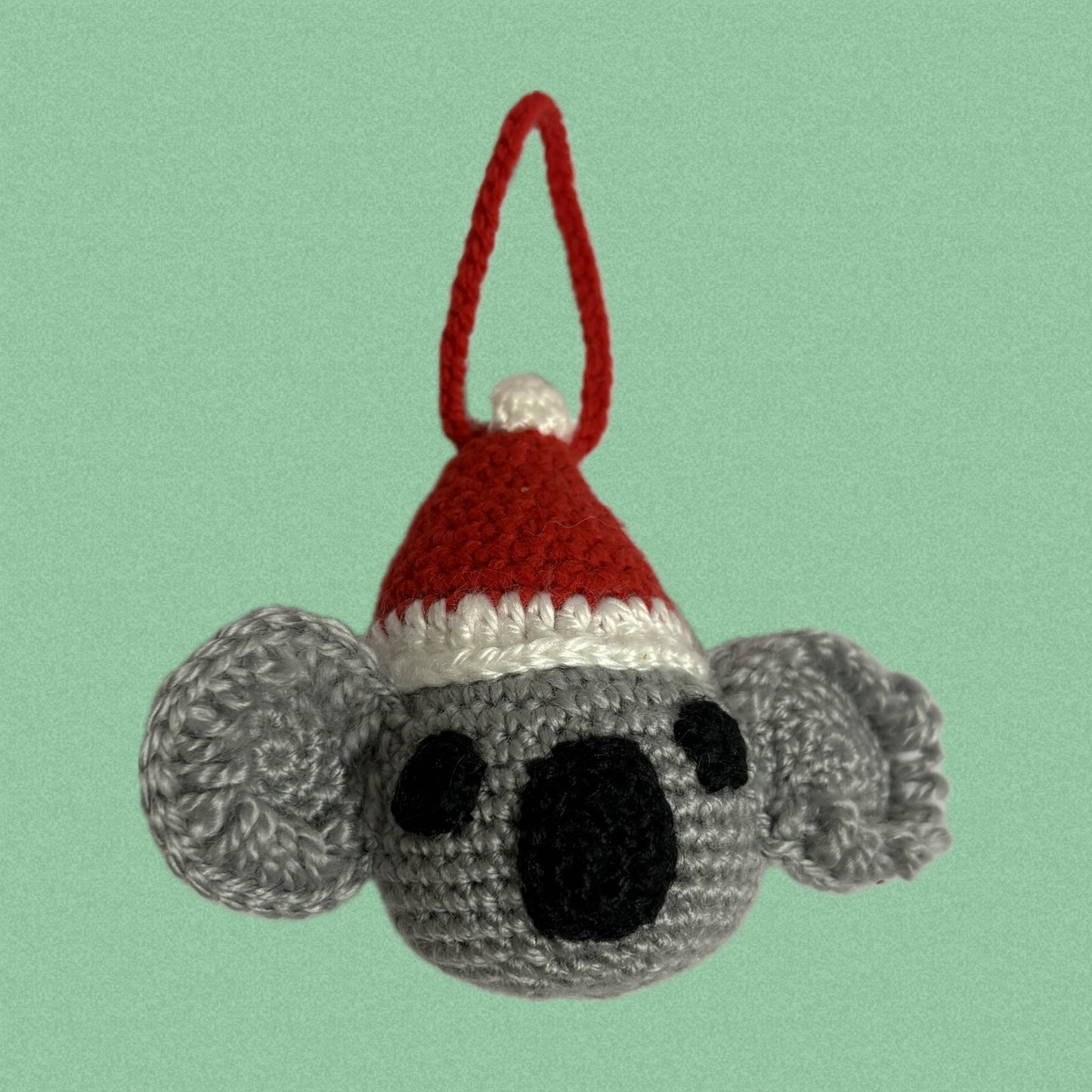 HOOKED BY JEN - Christmas Koala Tree Ornament