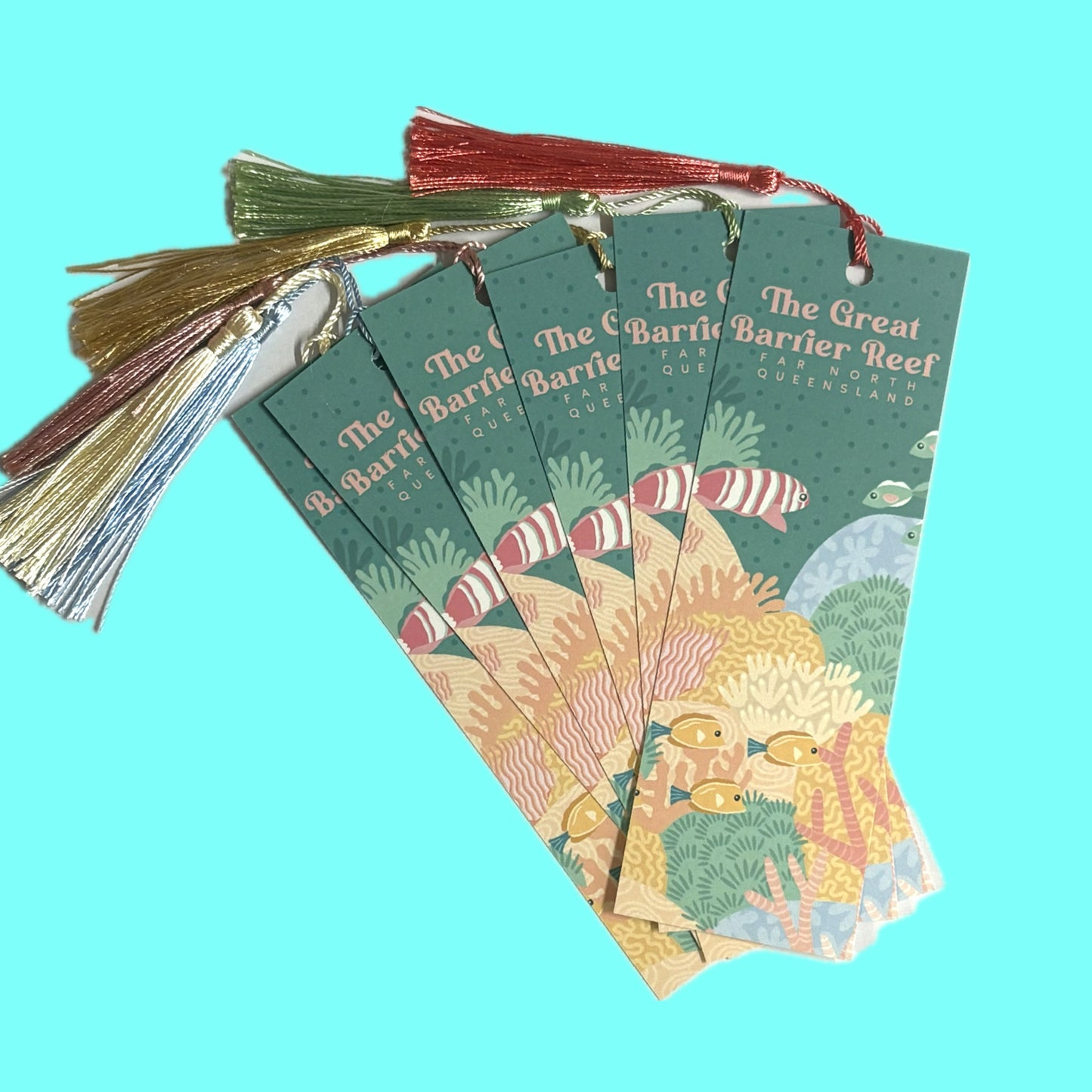 Designs by Claudia - Great Barrier Reef Bookmark