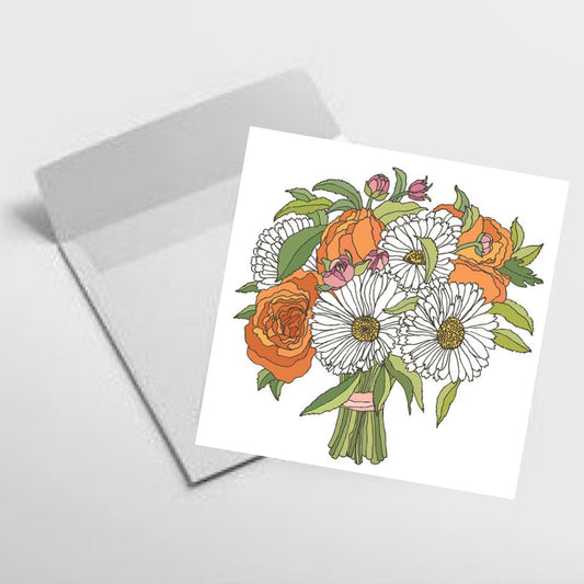 NUOVO - "BOUQUET" SMALL GREETING CARD