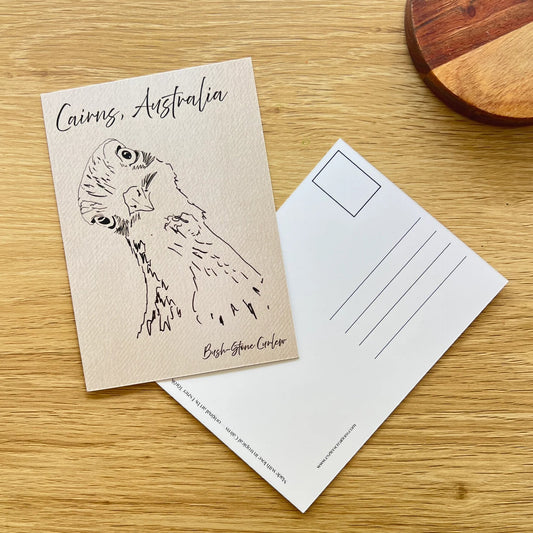 ESZTER'S CREATIONS- Bush Stone Curlew - Cairns, Australia Postcard